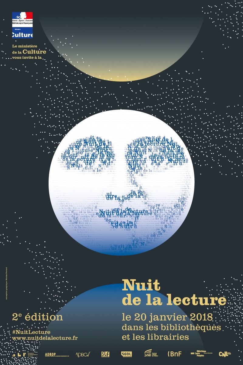Affiche Nuit lecture 2018 800x1200px