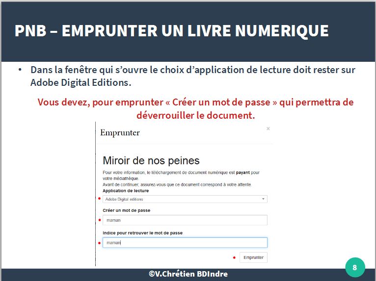 EMPRUNTER 8